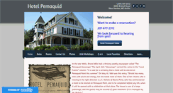 Desktop Screenshot of hotelpemaquid.com