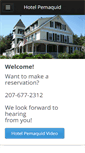 Mobile Screenshot of hotelpemaquid.com